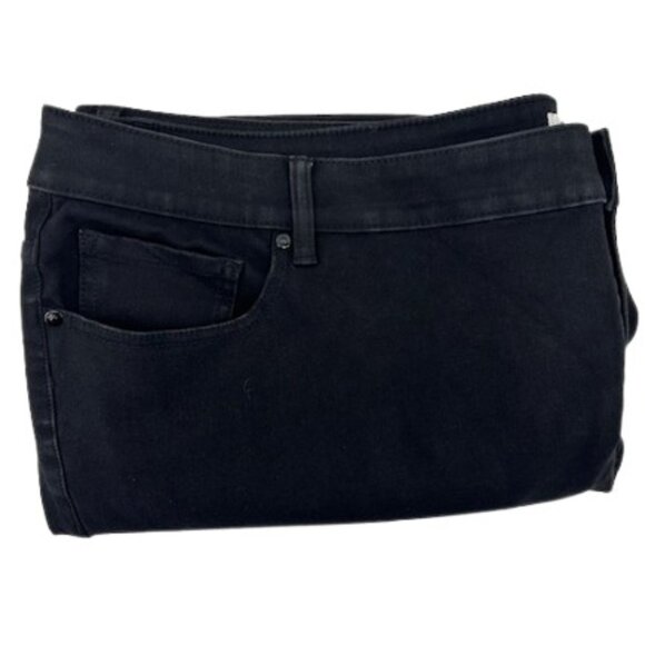 Lane Bryant Flex Ultimate Stretch High Rise Skinny Jeans Size 28 Black - Picture 1 of 7